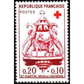 France Yvert Num 1278 ** Croix Rouge 1960  1960
