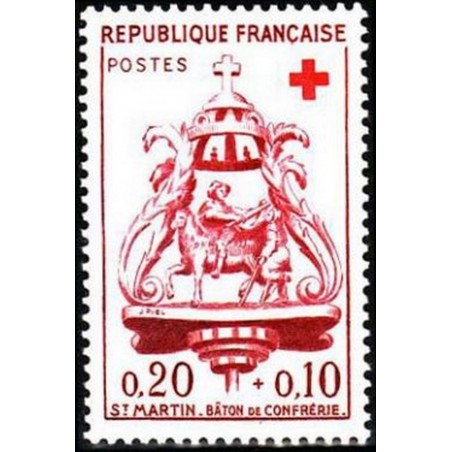 France Yvert Num 1278 ** Croix Rouge 1960  1960