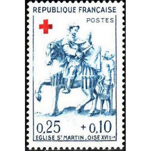 France Yvert Num 1279 ** Croix Rouge 1960  1960