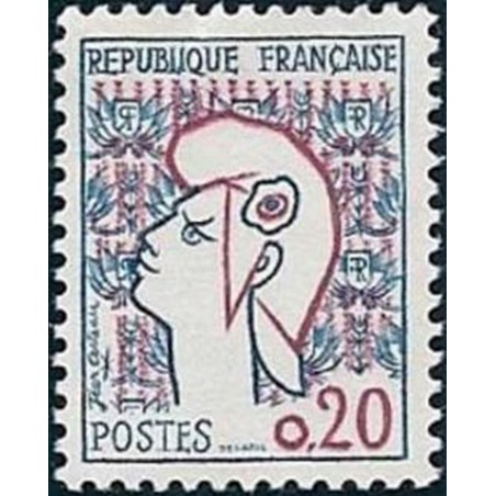 France Yvert Num 1282 ** Cocteau  1961