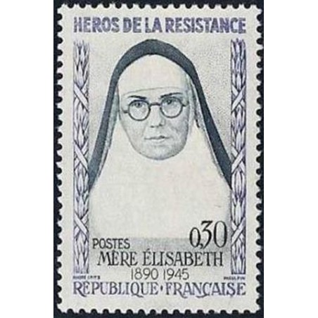 France Yvert Num 1291 ** Resistance  1961