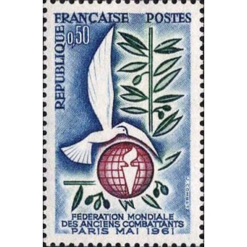 France Yvert Num 1292 **   1961