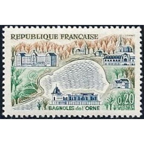 France Yvert Num 1293 ** Bagnoles de L'orne  1961
