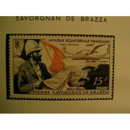 AEF PA 55 ** MNH Savognan de Brazza en 1951