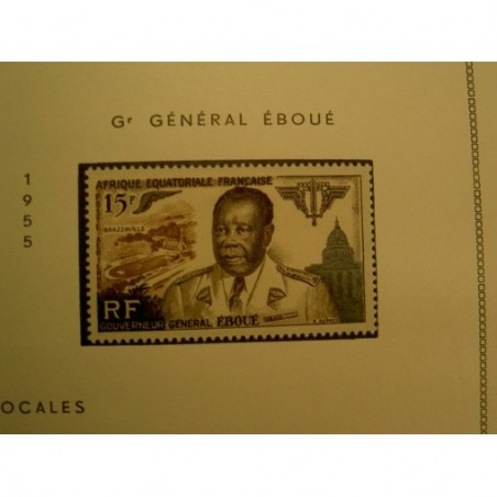 AEF PA 61 * MH Général Eboué en 1957