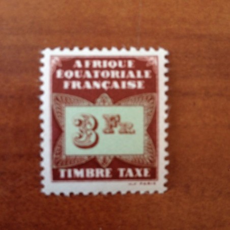 AEF Taxe 11 * MH Taxe en 1937
