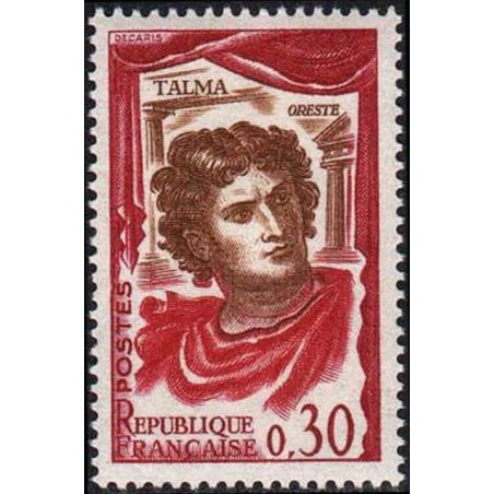 France Yvert Num 1302 ** Talma  1961