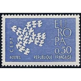 France Yvert Num 1310 ** Europa  1961