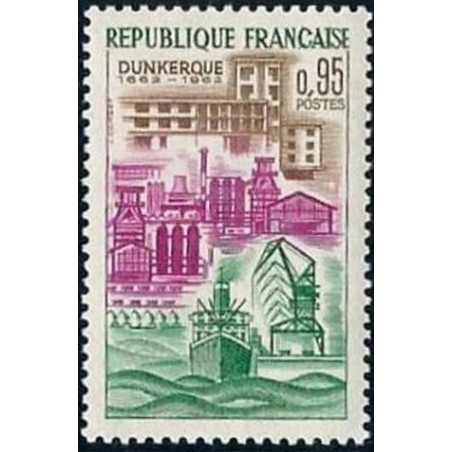 France Yvert Num 1317 ** Dunkerque  1961