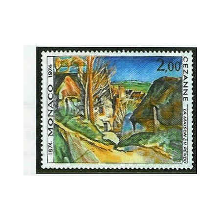 Monaco Num 971 ** MNH Tableaux Cézanne Année 1974