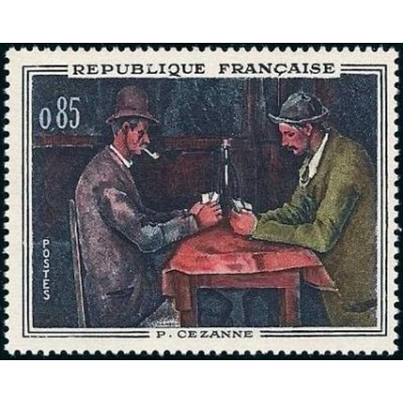 France Yvert Num 1321 ** Tableau Cezanne  1961