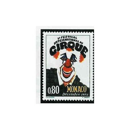 Monaco Num 1039 ** MNH Clown cirque année 1975