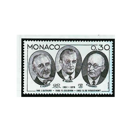Monaco Num 1046 ** MNH Pagnol Duhammel année 1976