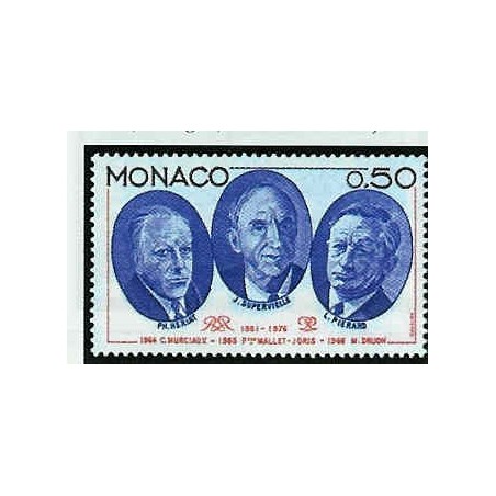 Monaco Num 1047 ** MNH Pierard Heriat année 1976