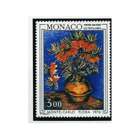 Monaco Num 1056 ** MNH Tableaux Van Gogh année 1976