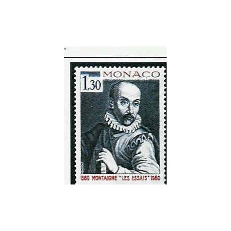 Monaco Num 1227 ** MNH Essai de Montaigne  année 1980