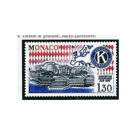 Monaco Num 1230 ** MNH Kiwanis  année 1980