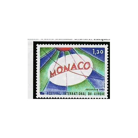Monaco Num 1248 ** MNH Cirque  année 1980