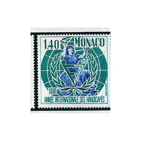 Monaco Num 1276 ** MNH handicap  année 1981