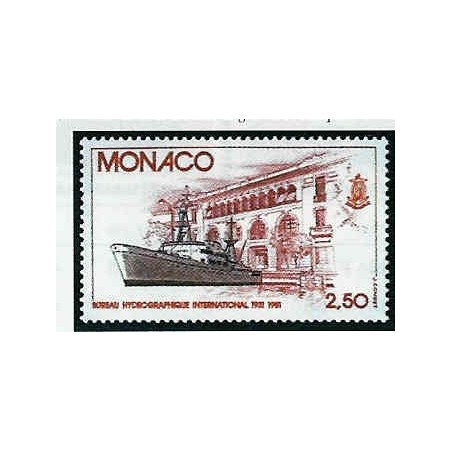 Monaco Num 1279 ** MNH bateau hydrographique  année 1981