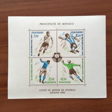 Monaco Num 1312-1315 ** MNH Football Coupe monde  année 1982