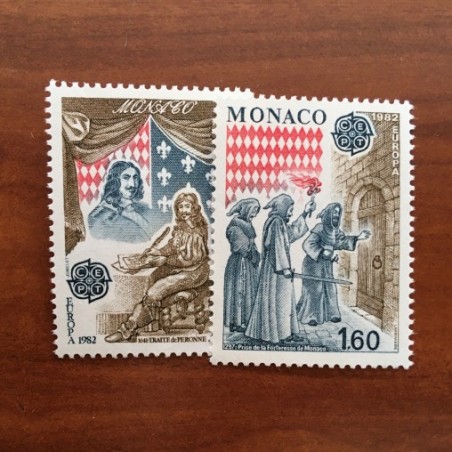 Monaco Num 1322-1323 ** MNH Europa  année 1982