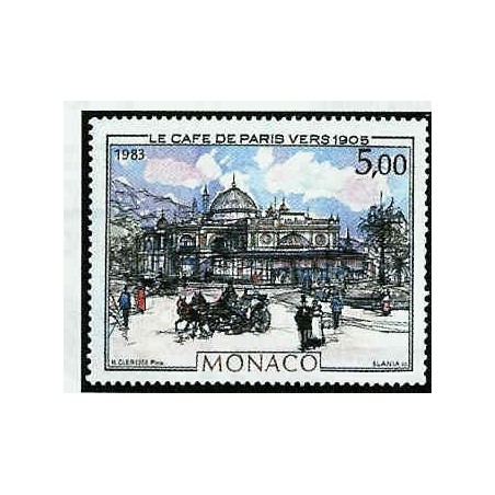 Monaco Num 1386 ** MNH Tableaux Belle epoque  année 1983