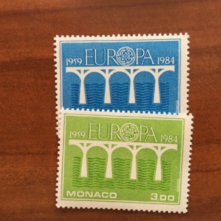 Monaco Num 1418-1419 ** MNH Europa année 1984
