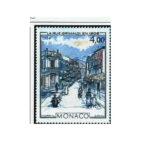 Monaco Num 1433 ** MNH Tableaux Belle epoque année 1984