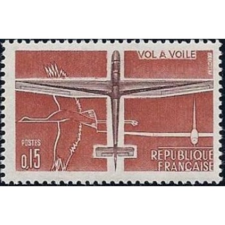 France Yvert Num 1340 ** Avion  1962