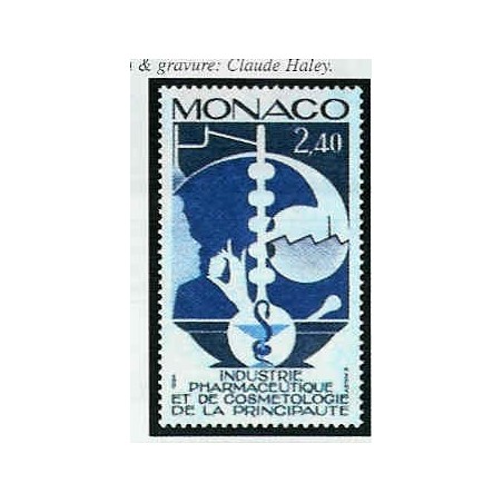 Monaco Num 1450 ** MNH pharmacie année 1984