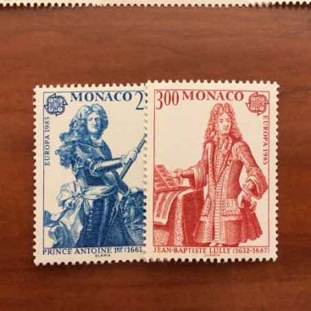 Monaco Num 1459-1460 ** MNH Europa année 1985
