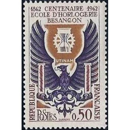 France Yvert Num 1342 ** Besançon  1962