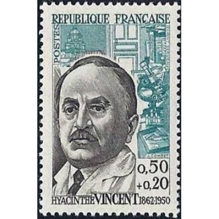 France Yvert Num 1350 ** Hyancinthe Vincent  1962