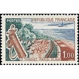 France Yvert Num 1355 ** Le Touquet  1962