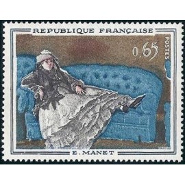 France Yvert Num 1364 ** Tableau Manet  1962