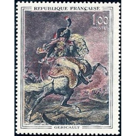 France Yvert Num 1365 ** Tableau Géricault  1962