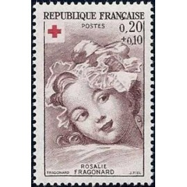 France Yvert Num 1366 ** Croix Rouge  1962
