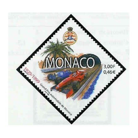 Monaco Num 2200 ** MNH Grand Prix Ferrari année 1999