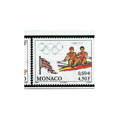 Monaco Num 2262 ** MNH jo sydney aviron année 2000