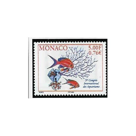 Monaco Num 2271 ** MNH Poisson Coraux année 2000