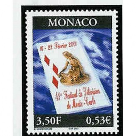 Monaco Num 2295 ** MNH Television TMC affiche année 2001