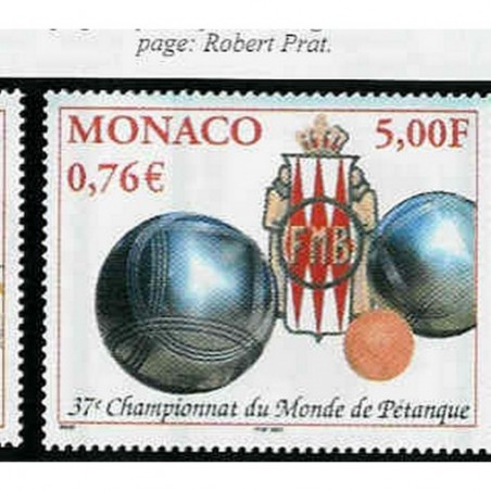 Monaco Num 2303 ** MNH Petanque année 2001