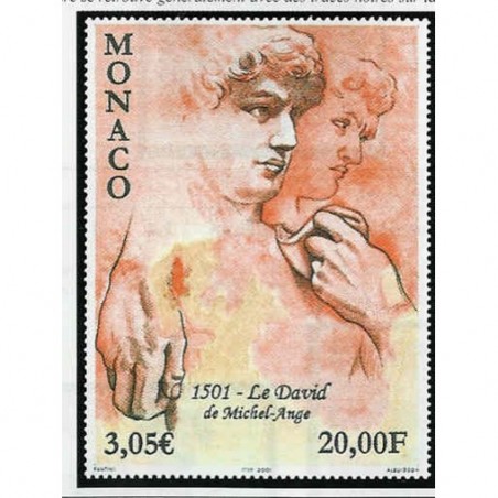 Monaco Num 2309 ** MNH Michel Ange David année 2001