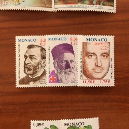 Monaco Num 2314-2316 ** MNH Prix Nobel année 2001