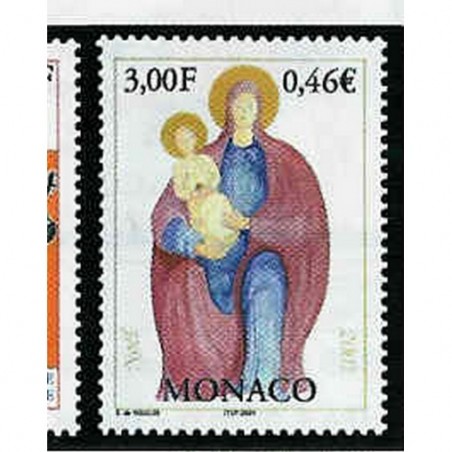 Monaco Num 2317 ** MNH Noel Vierge année 2001