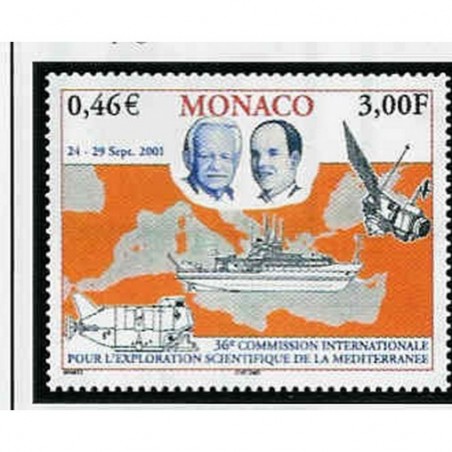 Monaco Num 2318 ** MNH Médditerranée année 2001