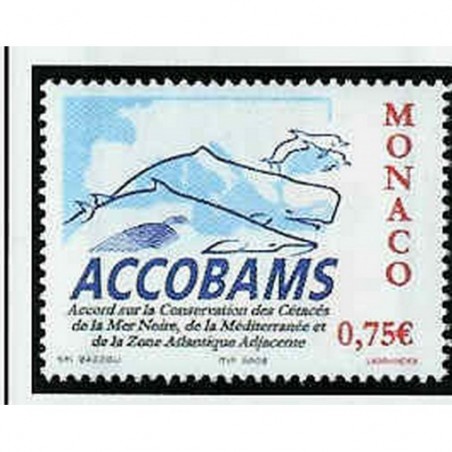 Monaco Num 2342 ** MNH Cachalot année 2002