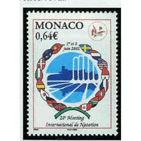 Monaco Num 2349 ** MNH Natation année 2002