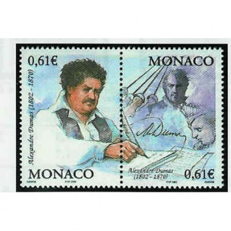 Monaco Num 2363-2364 ** MNH Alexandre Dumas année 2002